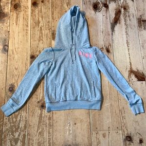 PINK - Gray Hoodie (Size M)